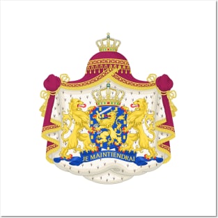 Royal coat of arms of the Netherlands Posters and Art